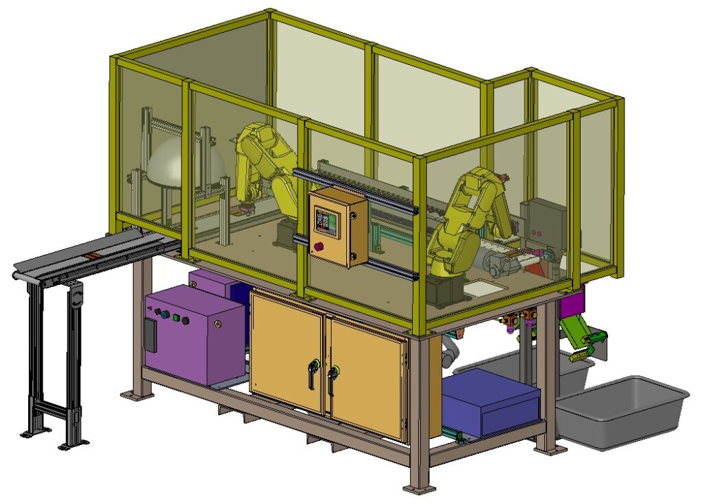 Custom Designed Inspection Robotic Cell for the Food Industry - MJ ...